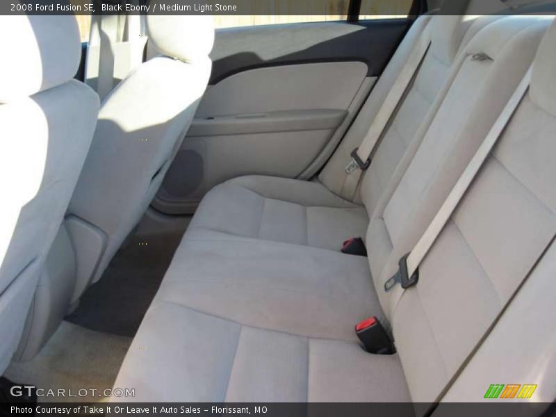 Black Ebony / Medium Light Stone 2008 Ford Fusion SE
