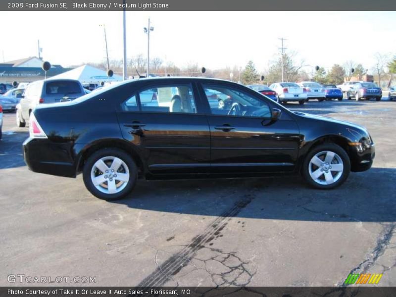 Black Ebony / Medium Light Stone 2008 Ford Fusion SE