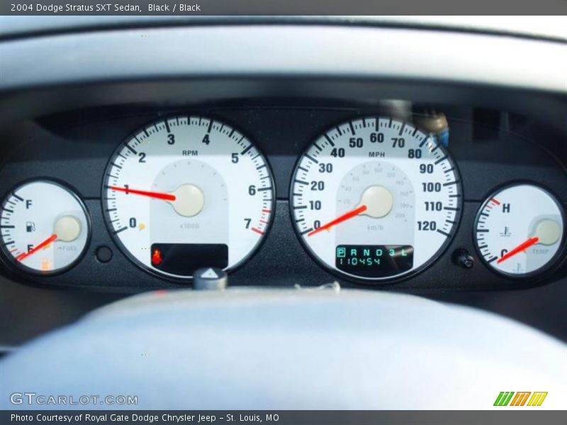 Black / Black 2004 Dodge Stratus SXT Sedan