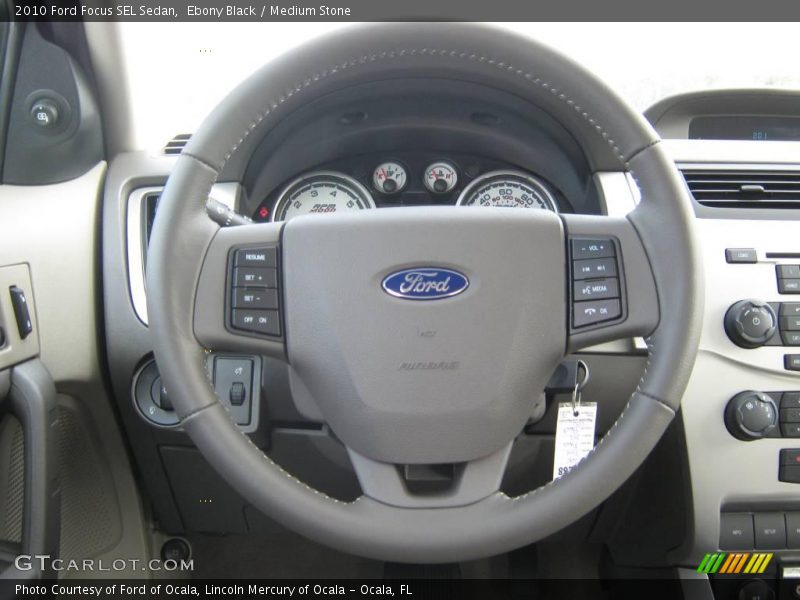 Ebony Black / Medium Stone 2010 Ford Focus SEL Sedan