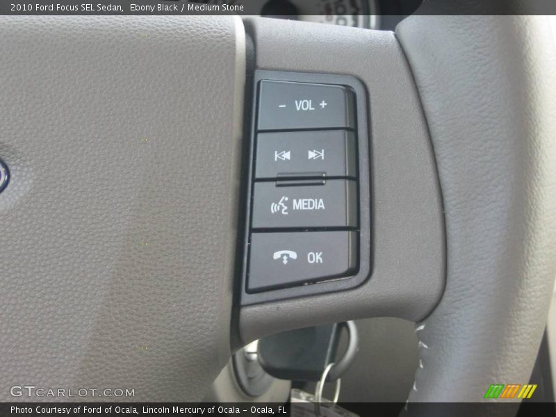 Ebony Black / Medium Stone 2010 Ford Focus SEL Sedan