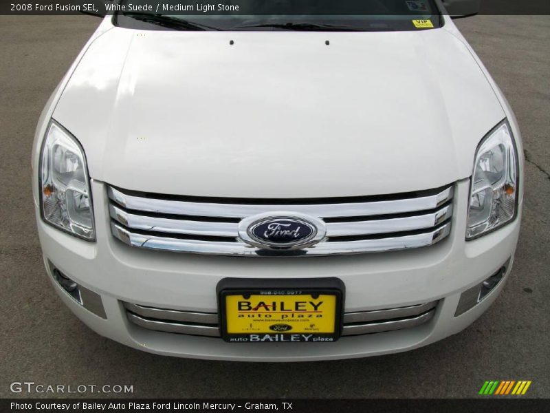 White Suede / Medium Light Stone 2008 Ford Fusion SEL