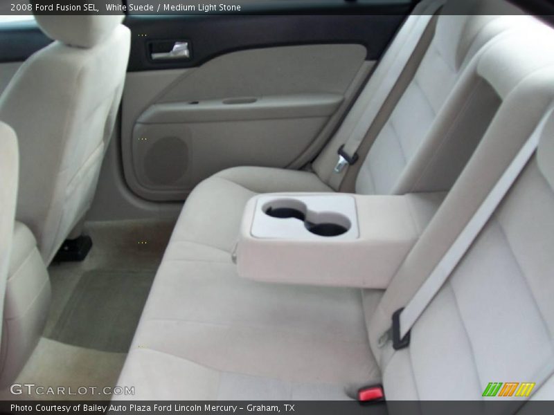 White Suede / Medium Light Stone 2008 Ford Fusion SEL