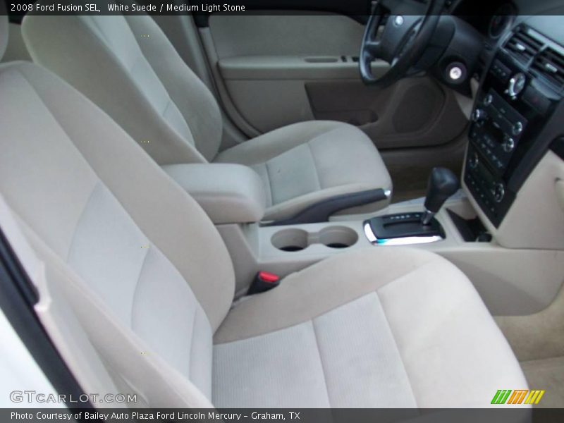 White Suede / Medium Light Stone 2008 Ford Fusion SEL