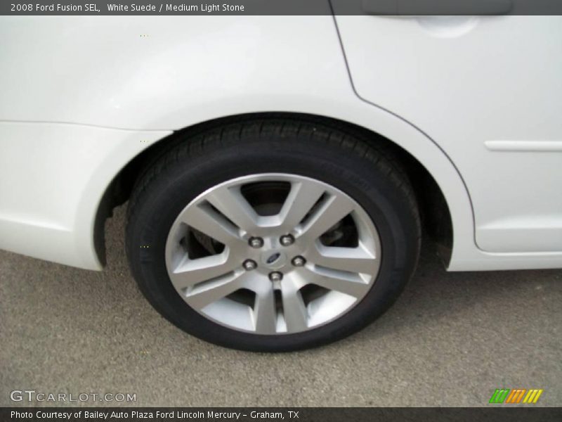 White Suede / Medium Light Stone 2008 Ford Fusion SEL