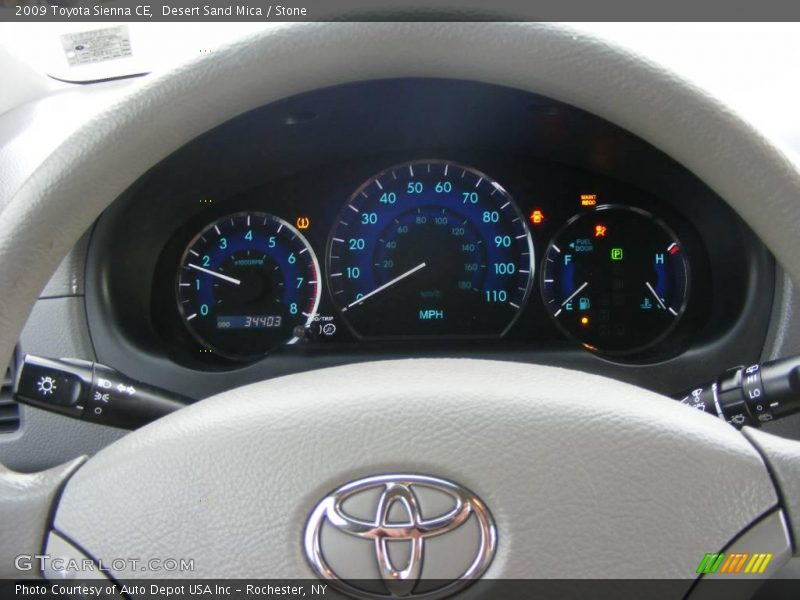 Desert Sand Mica / Stone 2009 Toyota Sienna CE