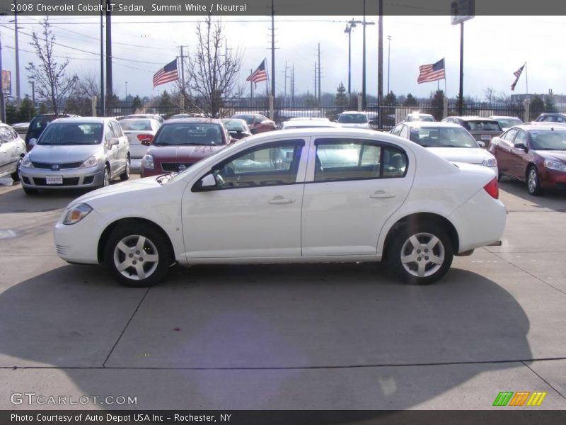 Summit White / Neutral 2008 Chevrolet Cobalt LT Sedan