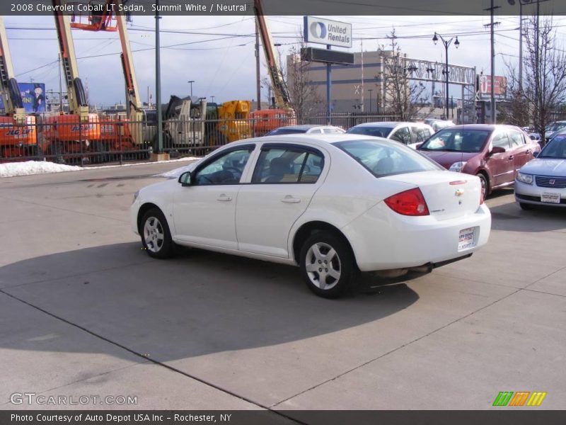 Summit White / Neutral 2008 Chevrolet Cobalt LT Sedan