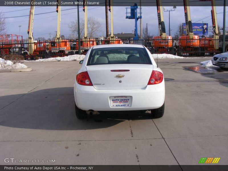 Summit White / Neutral 2008 Chevrolet Cobalt LT Sedan