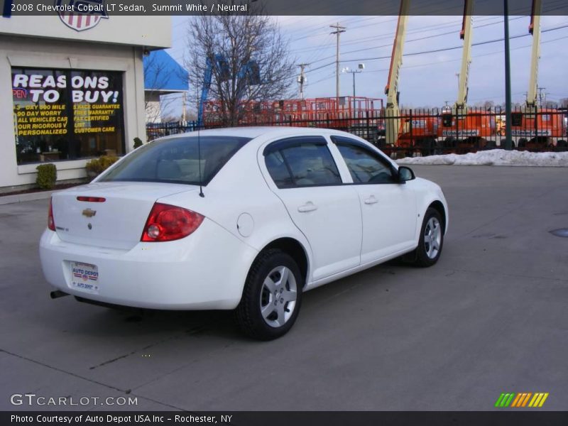 Summit White / Neutral 2008 Chevrolet Cobalt LT Sedan