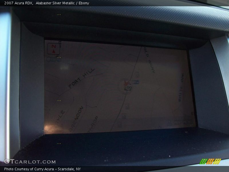 Alabaster Silver Metallic / Ebony 2007 Acura RDX