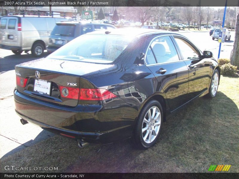 Nighthawk Black Pearl / Parchment 2007 Acura TSX Sedan
