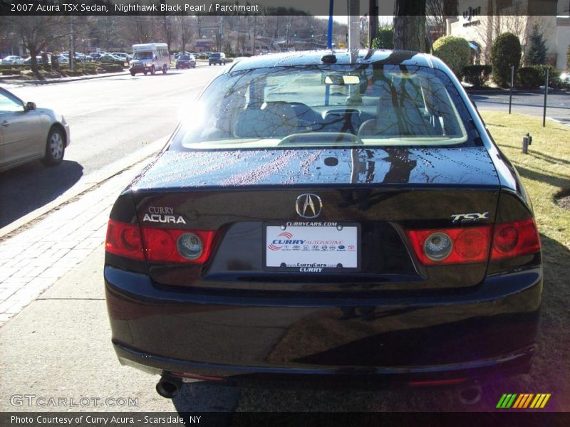 Nighthawk Black Pearl / Parchment 2007 Acura TSX Sedan