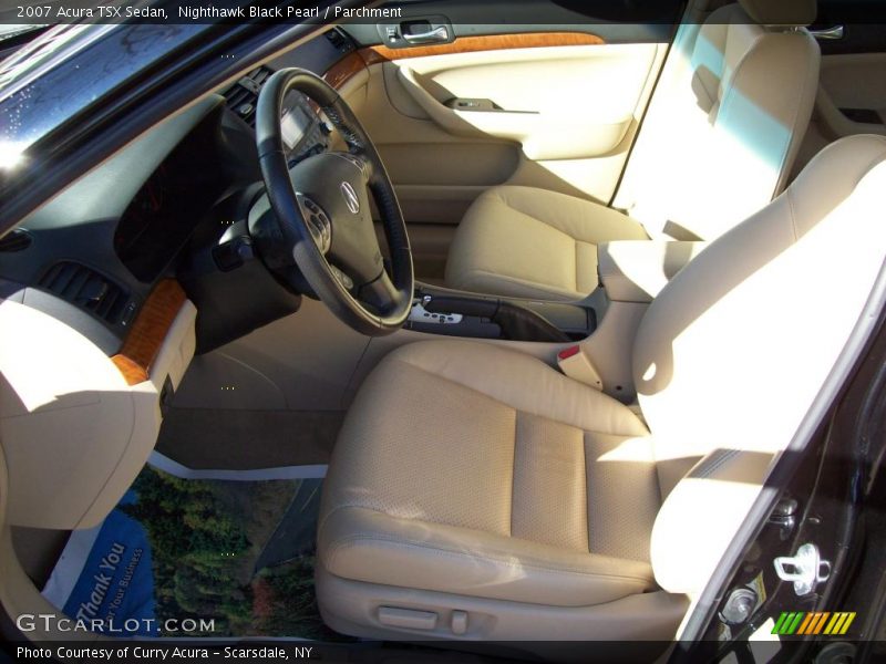 Nighthawk Black Pearl / Parchment 2007 Acura TSX Sedan