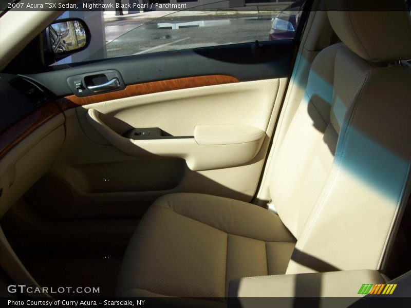 Nighthawk Black Pearl / Parchment 2007 Acura TSX Sedan