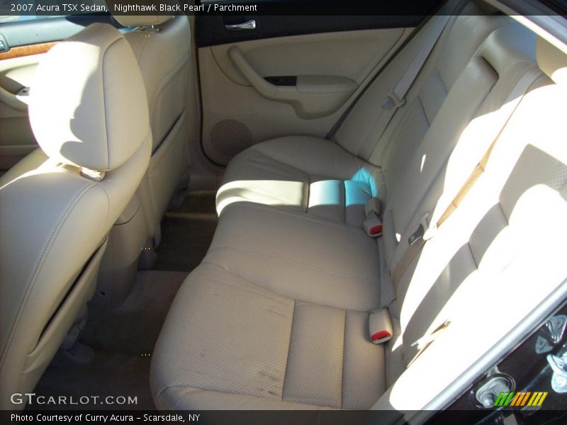 Nighthawk Black Pearl / Parchment 2007 Acura TSX Sedan