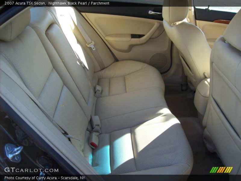 Nighthawk Black Pearl / Parchment 2007 Acura TSX Sedan