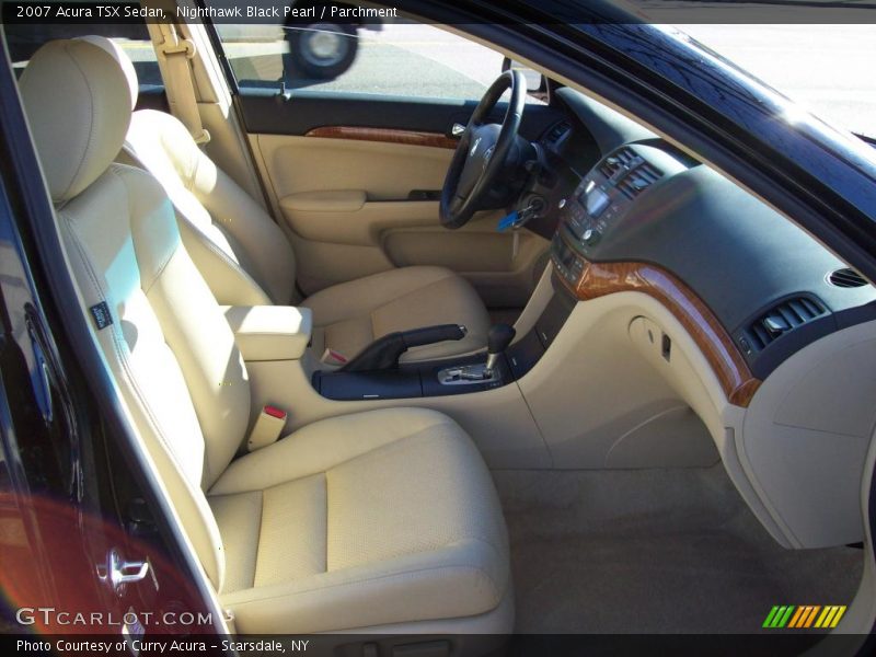Nighthawk Black Pearl / Parchment 2007 Acura TSX Sedan