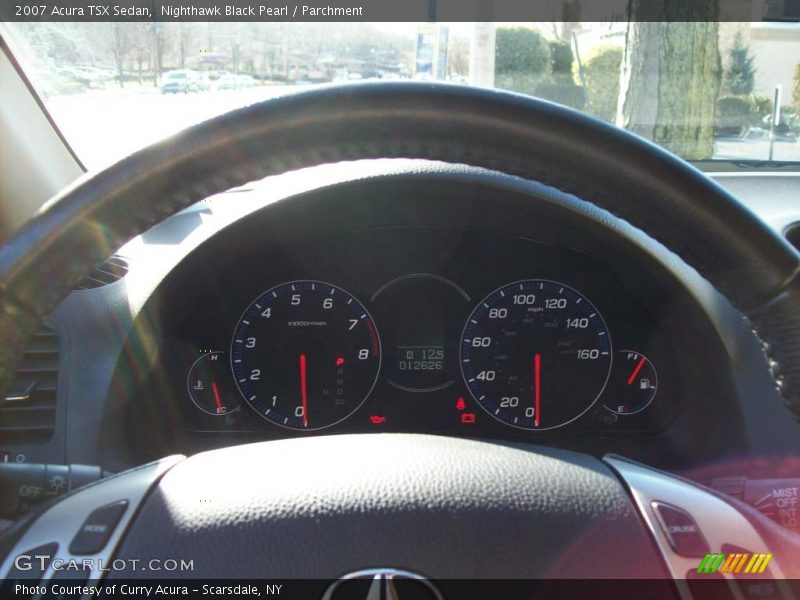 Nighthawk Black Pearl / Parchment 2007 Acura TSX Sedan