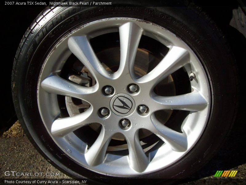 Nighthawk Black Pearl / Parchment 2007 Acura TSX Sedan