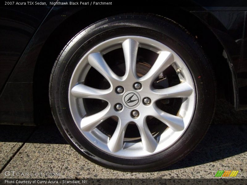 Nighthawk Black Pearl / Parchment 2007 Acura TSX Sedan