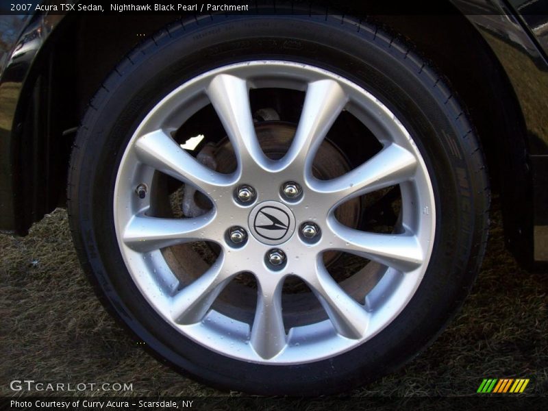 Nighthawk Black Pearl / Parchment 2007 Acura TSX Sedan