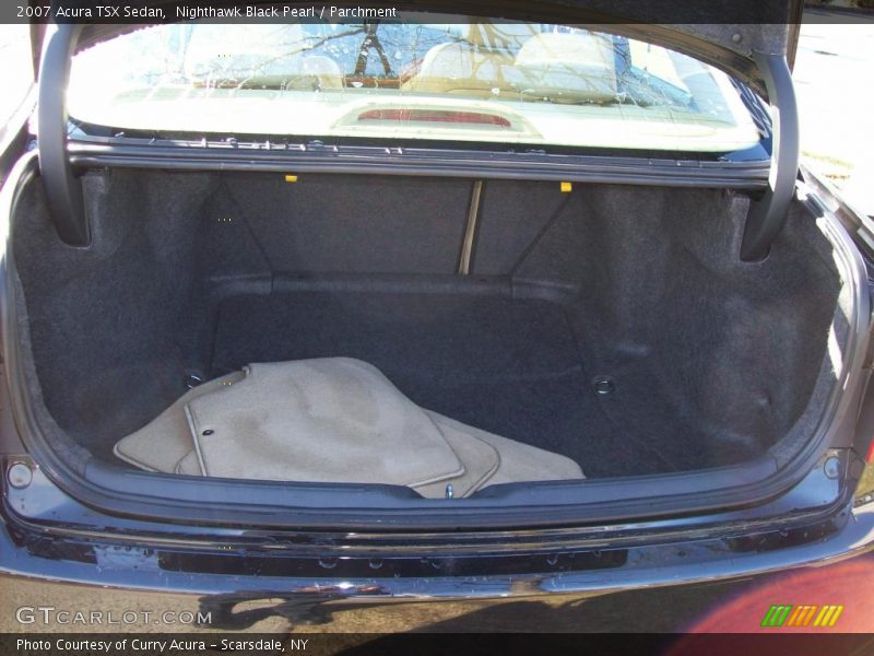 Nighthawk Black Pearl / Parchment 2007 Acura TSX Sedan