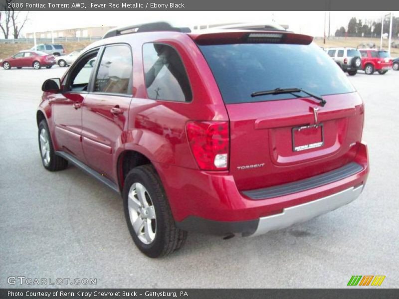 Fever Red Metallic / Ebony Black 2006 Pontiac Torrent AWD