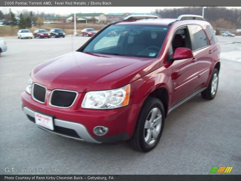 Fever Red Metallic / Ebony Black 2006 Pontiac Torrent AWD