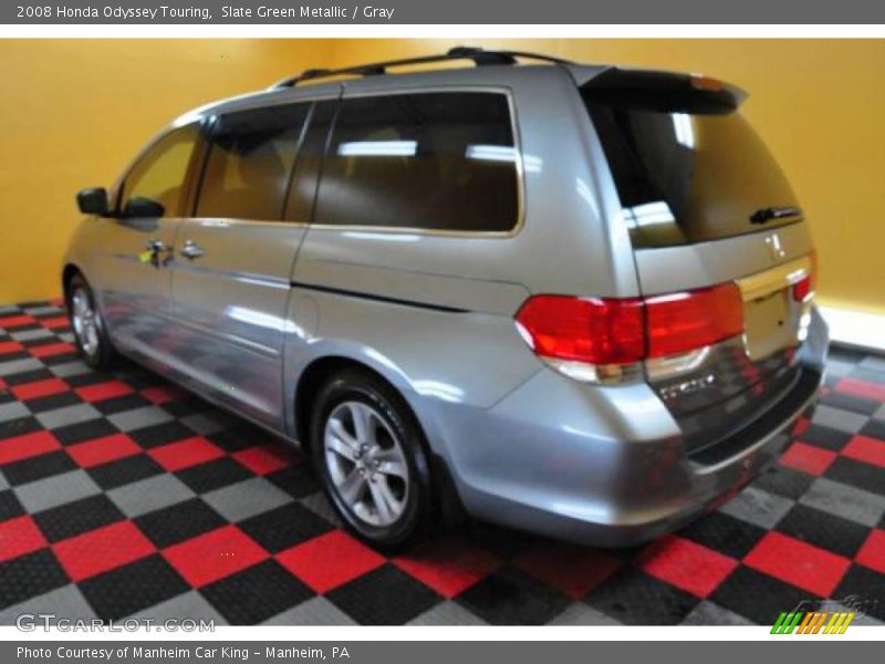 Slate Green Metallic / Gray 2008 Honda Odyssey Touring