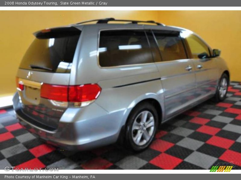 Slate Green Metallic / Gray 2008 Honda Odyssey Touring