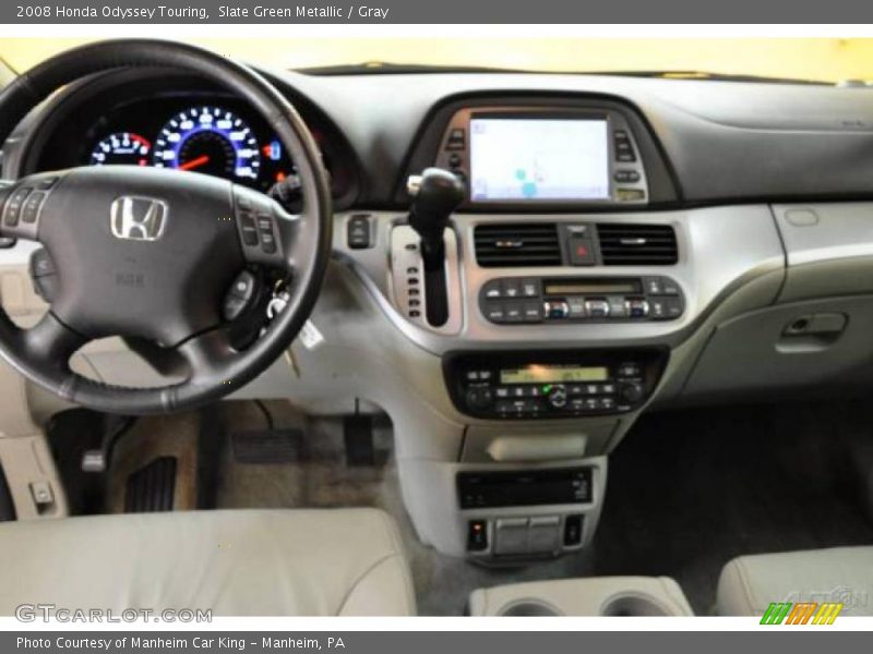 Slate Green Metallic / Gray 2008 Honda Odyssey Touring