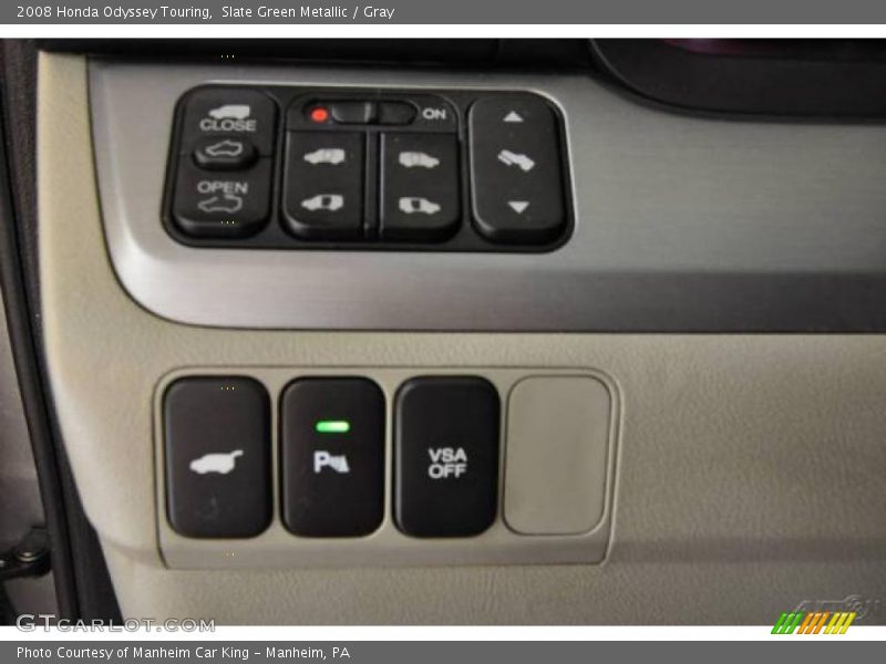Slate Green Metallic / Gray 2008 Honda Odyssey Touring