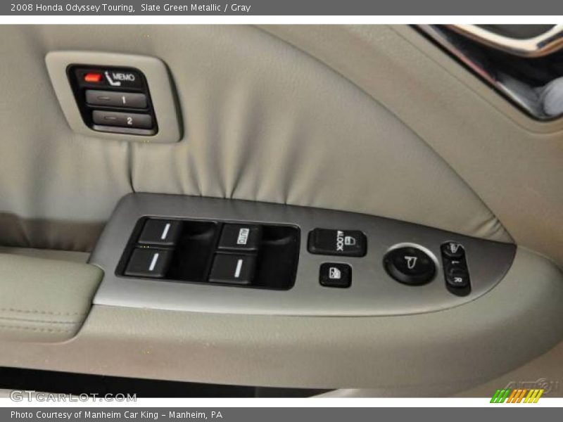 Slate Green Metallic / Gray 2008 Honda Odyssey Touring