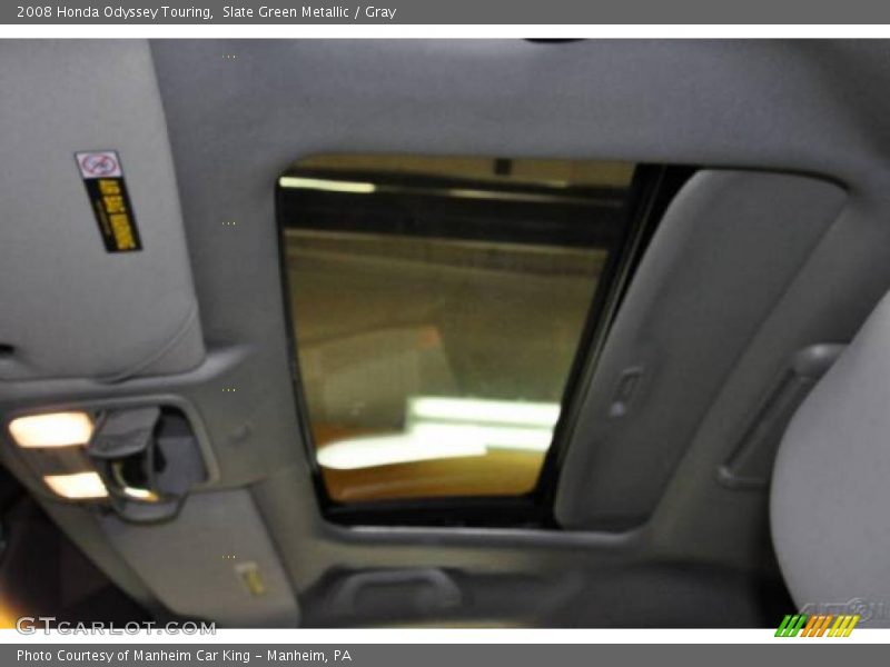 Slate Green Metallic / Gray 2008 Honda Odyssey Touring