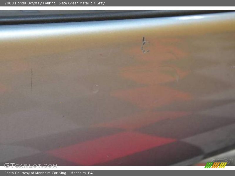 Slate Green Metallic / Gray 2008 Honda Odyssey Touring