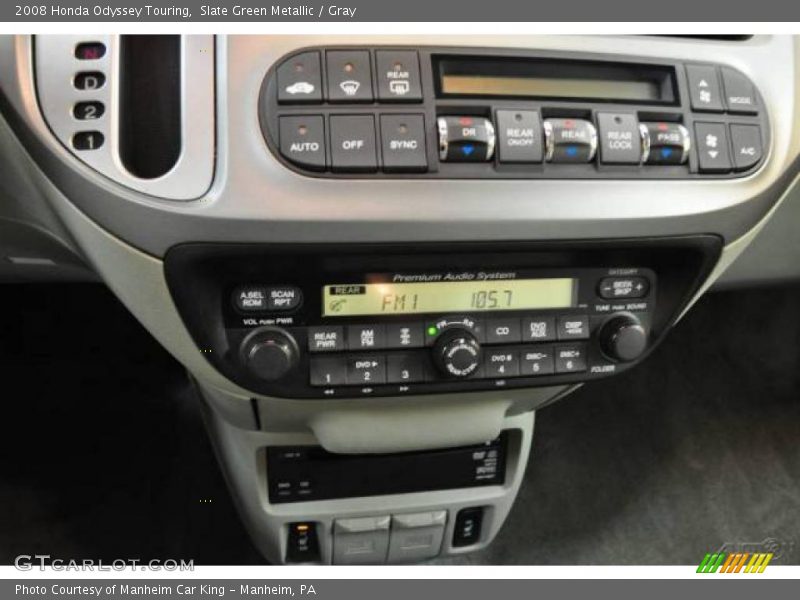 Slate Green Metallic / Gray 2008 Honda Odyssey Touring