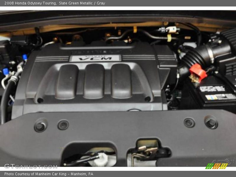 Slate Green Metallic / Gray 2008 Honda Odyssey Touring