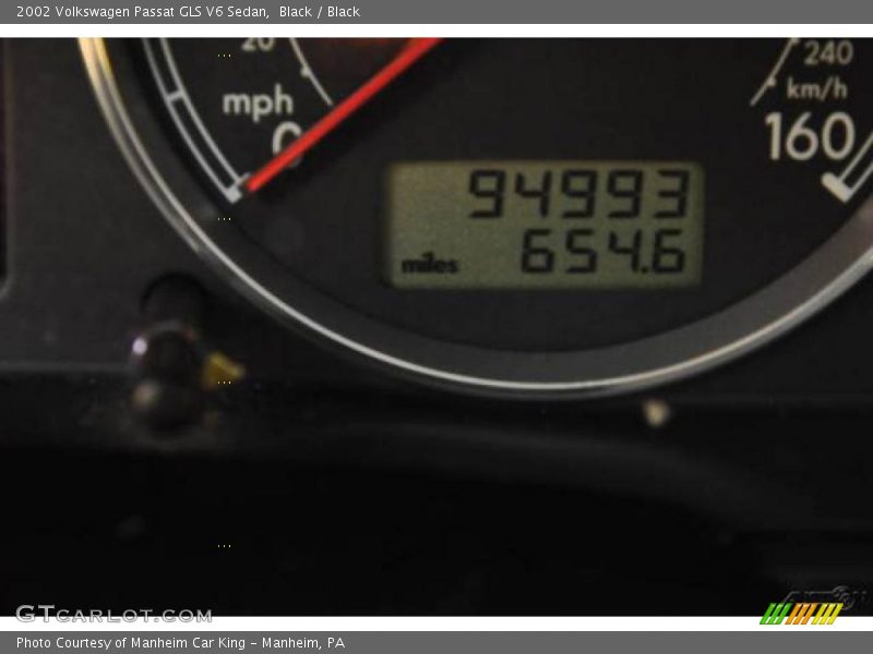 Black / Black 2002 Volkswagen Passat GLS V6 Sedan