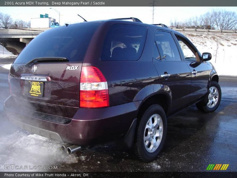 Deep Mahogany Pearl / Saddle 2001 Acura MDX Touring