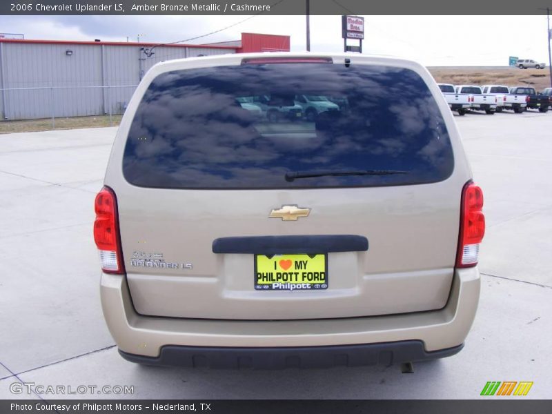 Amber Bronze Metallic / Cashmere 2006 Chevrolet Uplander LS