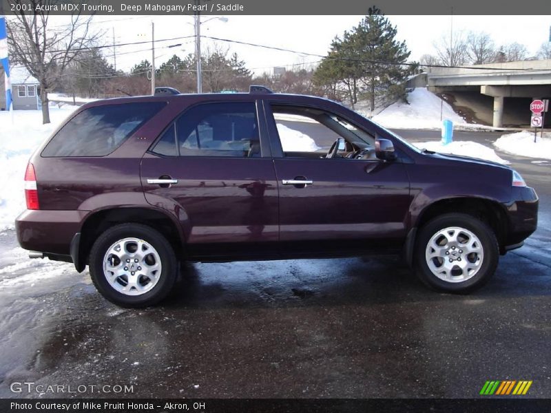 Deep Mahogany Pearl / Saddle 2001 Acura MDX Touring