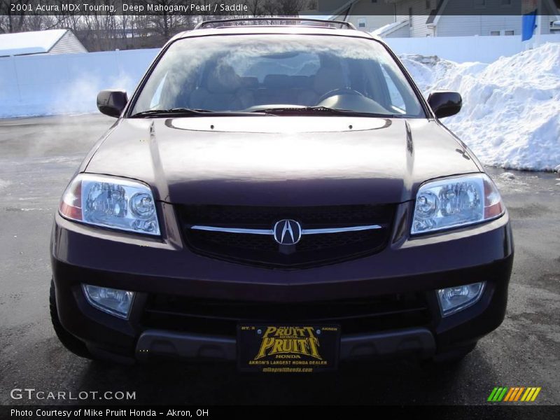 Deep Mahogany Pearl / Saddle 2001 Acura MDX Touring