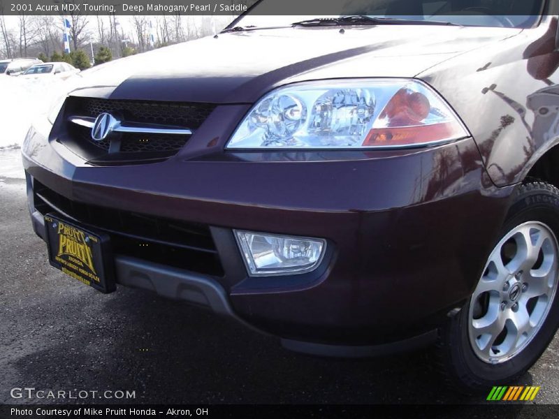 Deep Mahogany Pearl / Saddle 2001 Acura MDX Touring