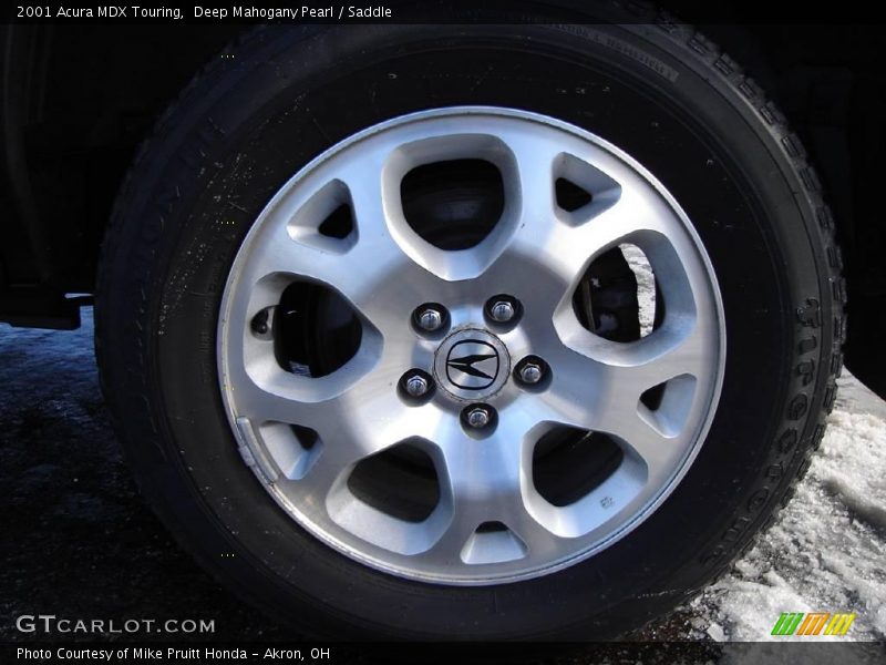 Deep Mahogany Pearl / Saddle 2001 Acura MDX Touring