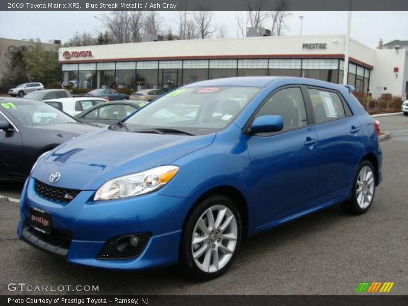 Blue Streak Metallic / Ash Gray 2009 Toyota Matrix XRS