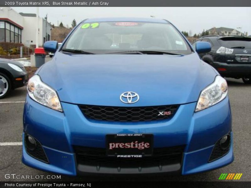 Blue Streak Metallic / Ash Gray 2009 Toyota Matrix XRS