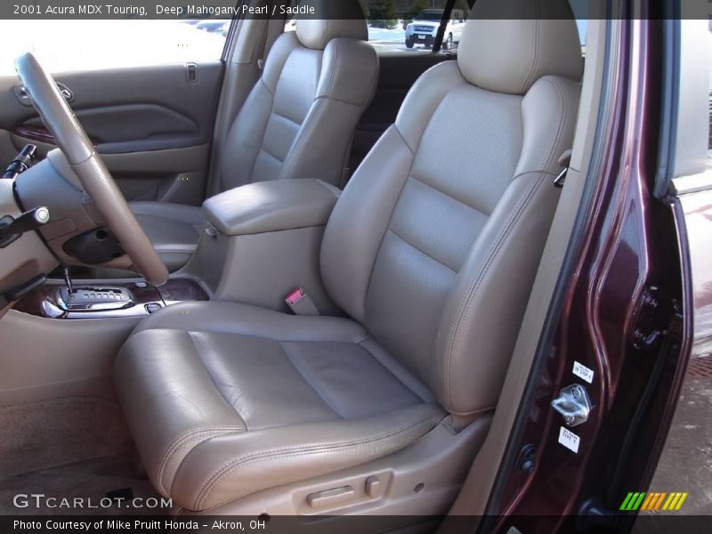 Deep Mahogany Pearl / Saddle 2001 Acura MDX Touring