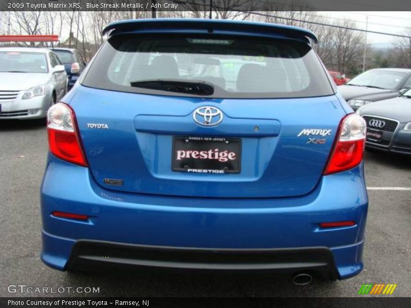 Blue Streak Metallic / Ash Gray 2009 Toyota Matrix XRS