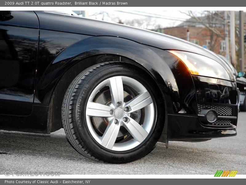 Brilliant Black / Madras Brown 2009 Audi TT 2.0T quattro Roadster